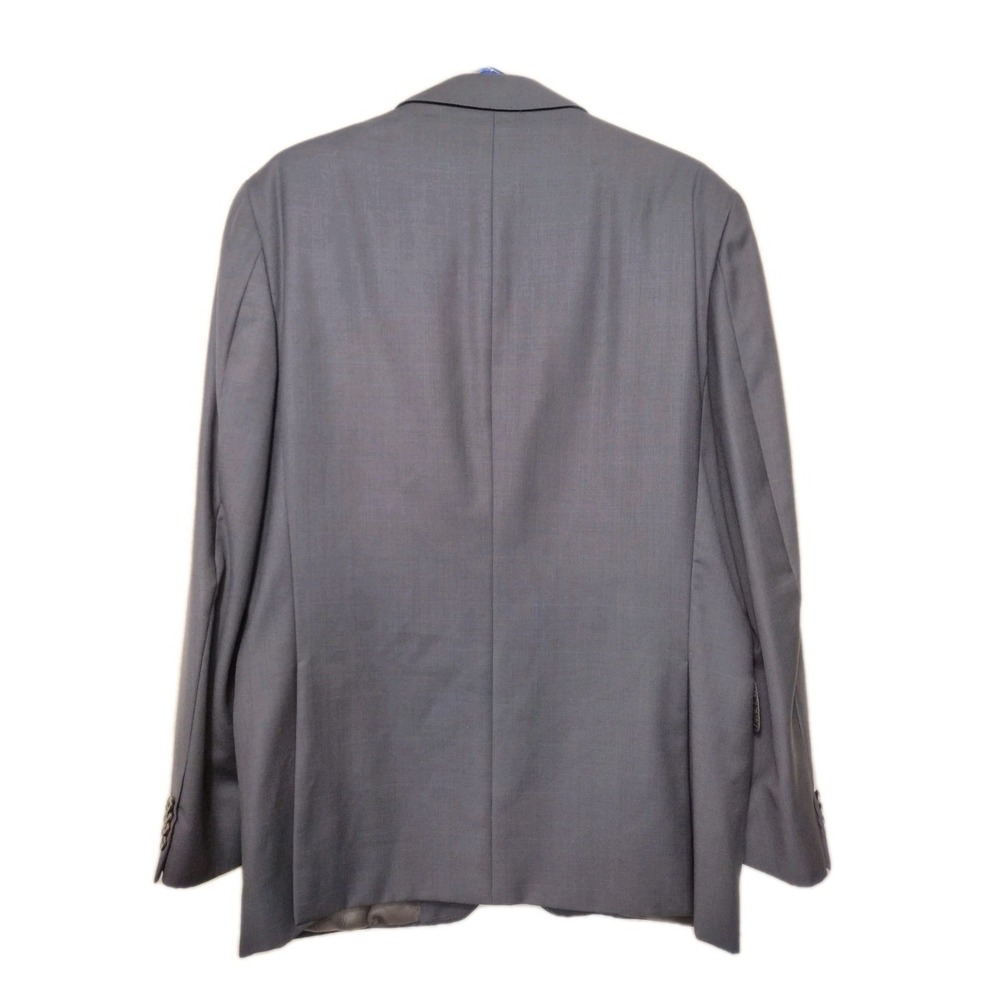 Ermenegildo Zegna Windowpane Sports Coat 42R Blue *Made in ITALY 100% Wool - Picture 6 of 7